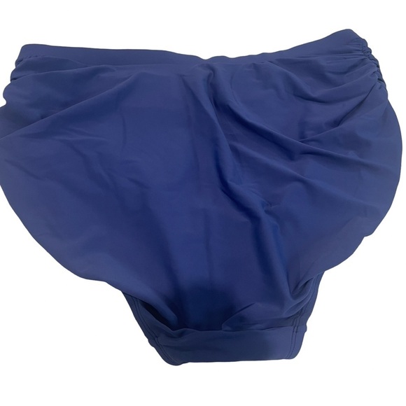 Catherine’s NWOT ruched swim bottoms. A beautiful shade of blue. Size 2X - Picture 4 of 5